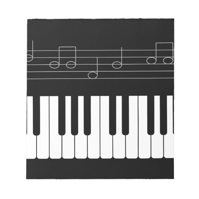 Piano keyboard notepad (Front)