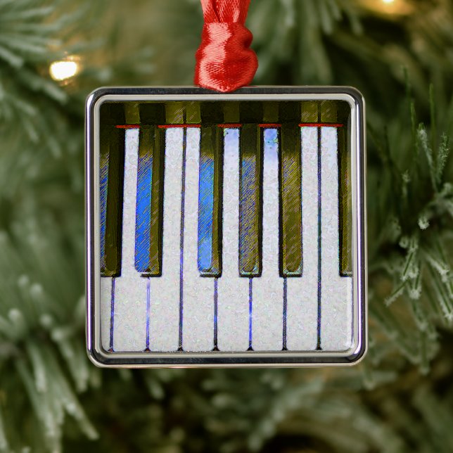 Piano Keyboard Ornament (Tree)