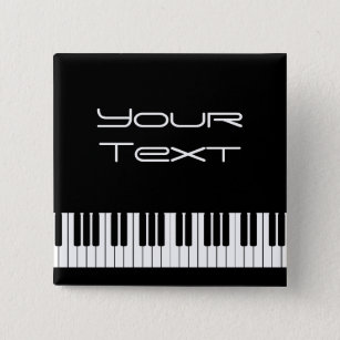 Piano Keyboard Pin Back Button