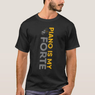 Piano Keyboard Player Orchestra Music Pianofather T-Shirt