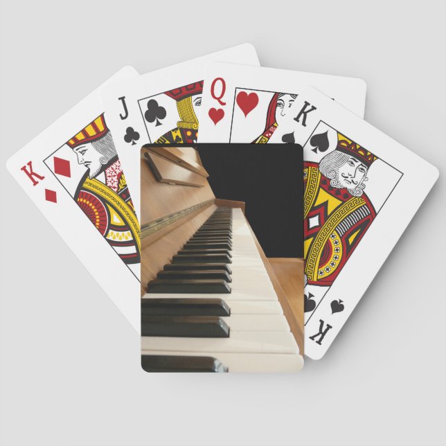 Piano Keyboard Playing Cards (Back)