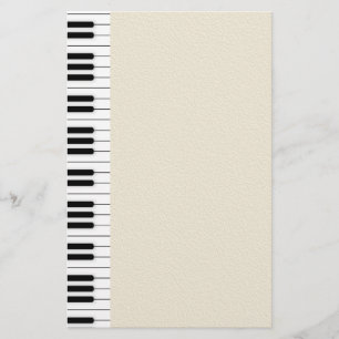 Piano keyboard stationery