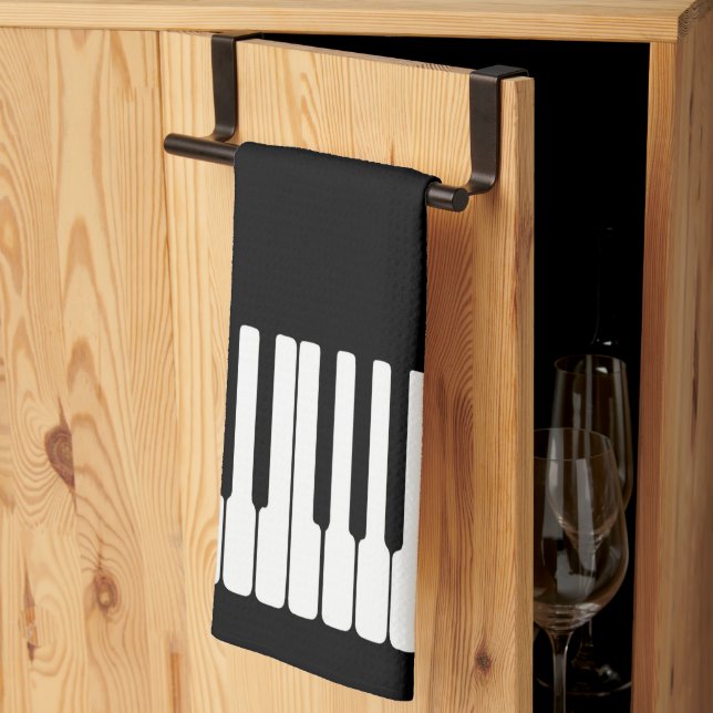 Piano Keyboard Tea Towel (Thirds Fold)