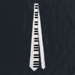 Piano Keyboard Tie<br><div class="desc">Great for the jazz or Blues man,  and also great for those who remember the late 1970s and early 1980s with their Two Tone and Ska music and the styles that accompanied them. The piano keyboard tie is a must-have for the wardrobe of any musician</div>