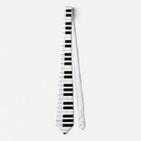 Piano Keyboard Tie