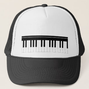 Piano keyboard trucker hat