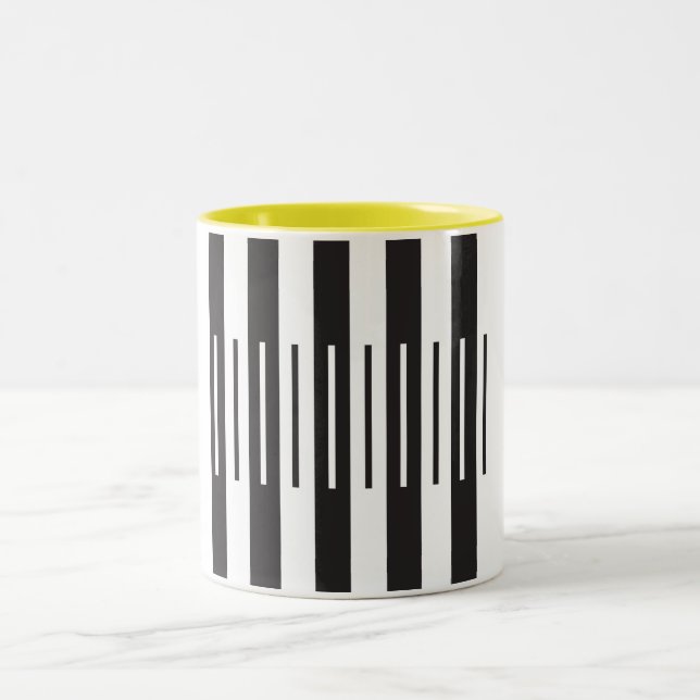  Piano Keys & Barcode Mug (Center)
