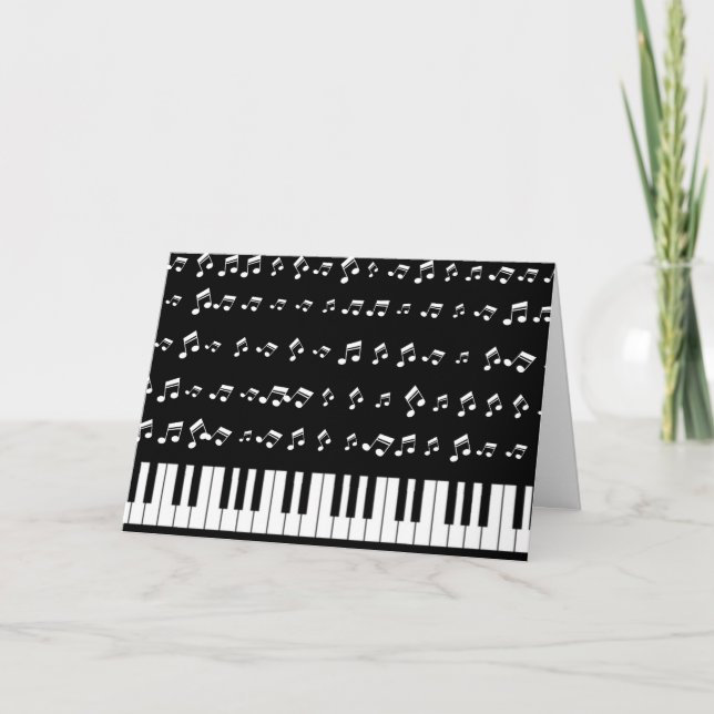Piano Keys Card (Front)