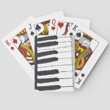 Piano Keys Deck of Cards