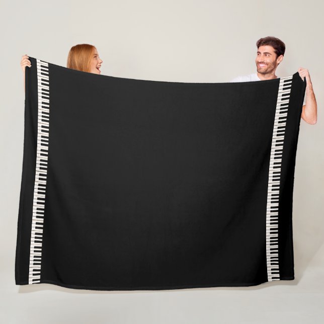 Piano Keys Fleece Blanket (In Situ)