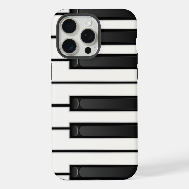 Piano Keys iPhone Case (Back)