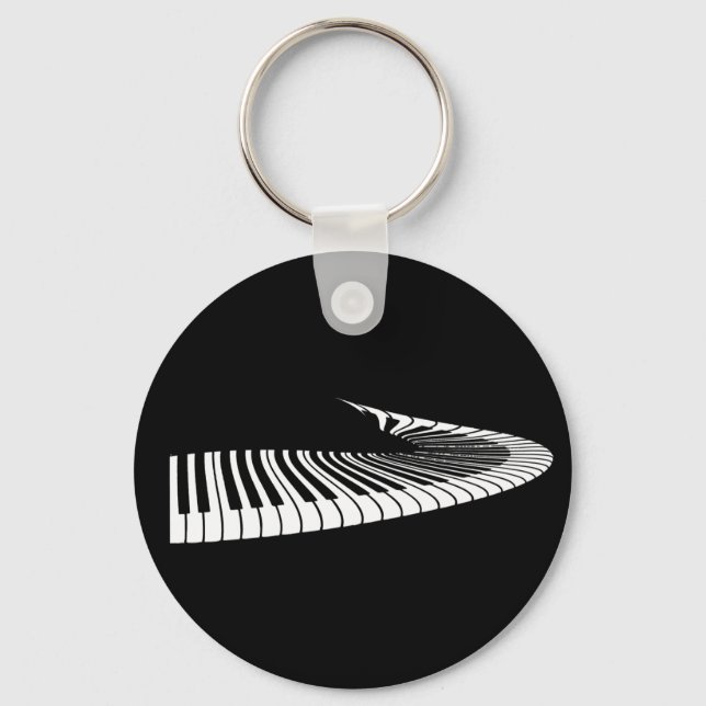 Piano Keys Key Ring (Front)