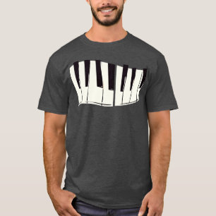 Piano Keys Keyboard Pianist Musician T-Shirt