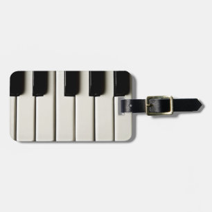 Piano Keys Luggage Tag