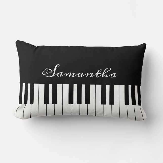 Piano keys lumbar cushion (Front)