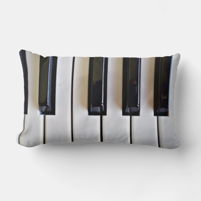 Piano Keys Lumbar Cushion (Front)