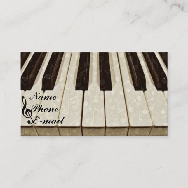Piano Keys & Me_ Business Card (Front)