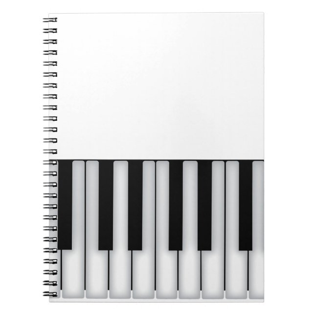 Piano Keys Notebook (Front)