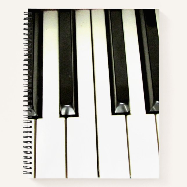 Piano Keys Notebook (Front)
