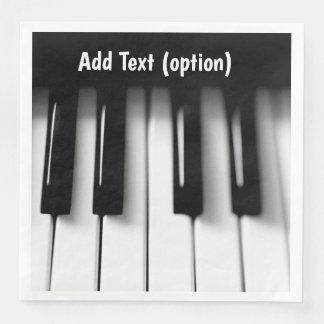 Piano Keys Paper Napkins