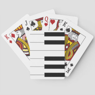 Piano Keys  Playing Cards