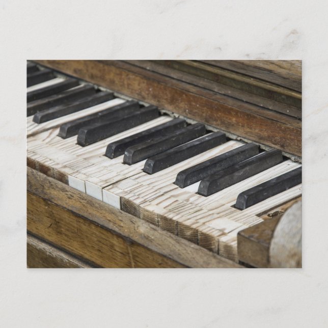 Piano Keys Postcard (Front)