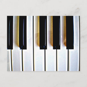 Piano Keys Postcard