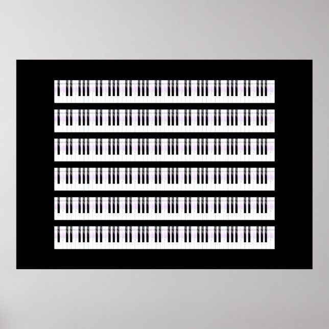 Piano Keys Poster (Front)