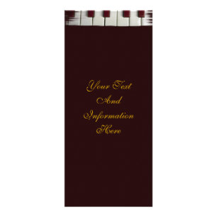 Piano Keys Rack Card
