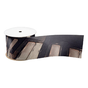 Piano Keys Satin Ribbon