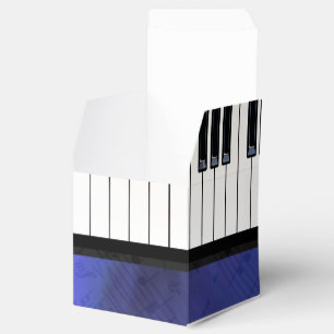 Piano Keys Sheet Music Modern Twist Favour Box