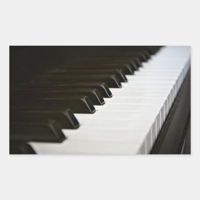 Piano Keys stickers (rectangle) (Front)