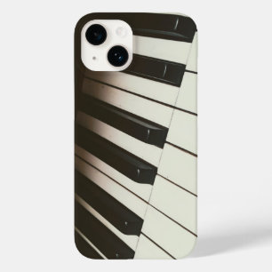 Piano Keys - Stylish Black & White Photograph Case-Mate iPhone 14 Case