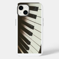 Piano Keys - Stylish Black & White Photograph