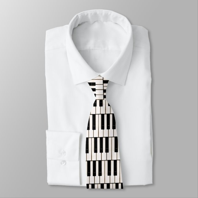 Piano Keys Tie (Tied)