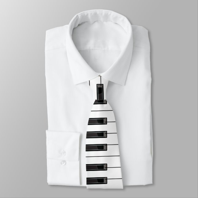Piano Keys Tie (Tied)