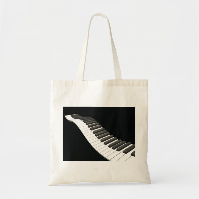 Piano Keys Tote Bag (Front)