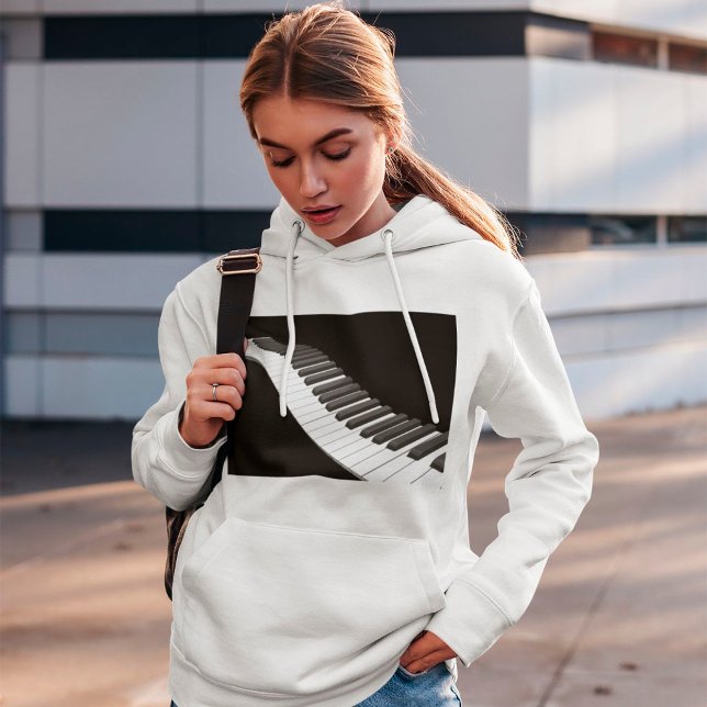 Piano Keys Womens Hoodie (Creator Uploaded)
