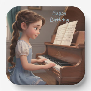Piano Lesson Paper Plate
