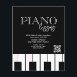 Piano Lessons Adult Children Business Flyers<br><div class="desc">Piano Lesson Flyers for Promotional Events</div>