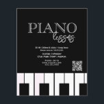 Piano Lessons Adult Children Business Flyers<br><div class="desc">Piano Lesson Flyers for Promotional Events</div>