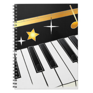 Piano Lover Spiral Notebook