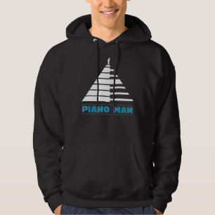 Piano Man For Keyboard And Instrument Hoodie