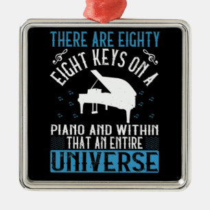 Piano - metal tree decoration