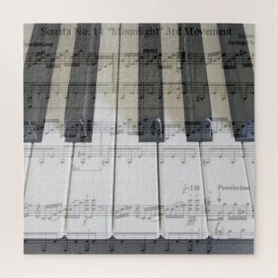Piano & Moonlight Sonata Jigsaw Puzzle