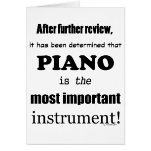 Piano Most Important Instrument
