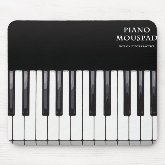 Piano mouspad mouse pad (Front)