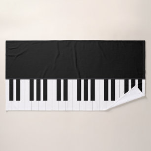 PIANO MUSIC BATH TOWEL
