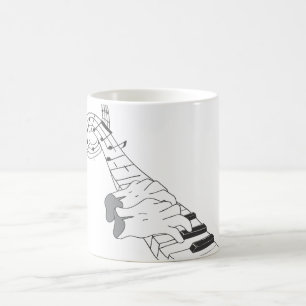 Piano Music Coffee Mug