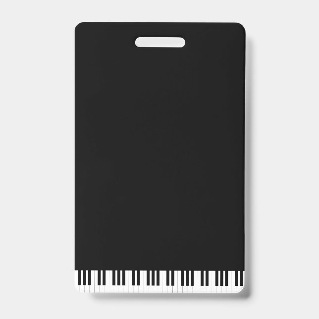 PIANO MUSIC ID BADGE (Front)